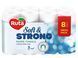 Паперові рушники Ruta Soft Strong 3 шари, 8 рулонів, білі VM-101-019 фото