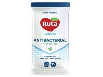Вологі серветки Ruta Selecta з антибактеріальним ефектом, 15 шт. VM-103-035 фото