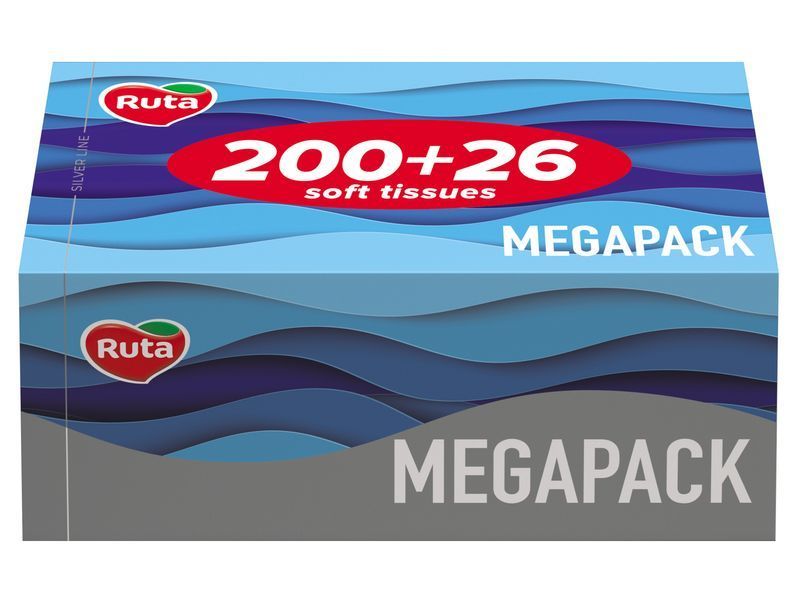 Серветки косметичні Ruta Family Pack 2 шари, білі VM-103-028B фото